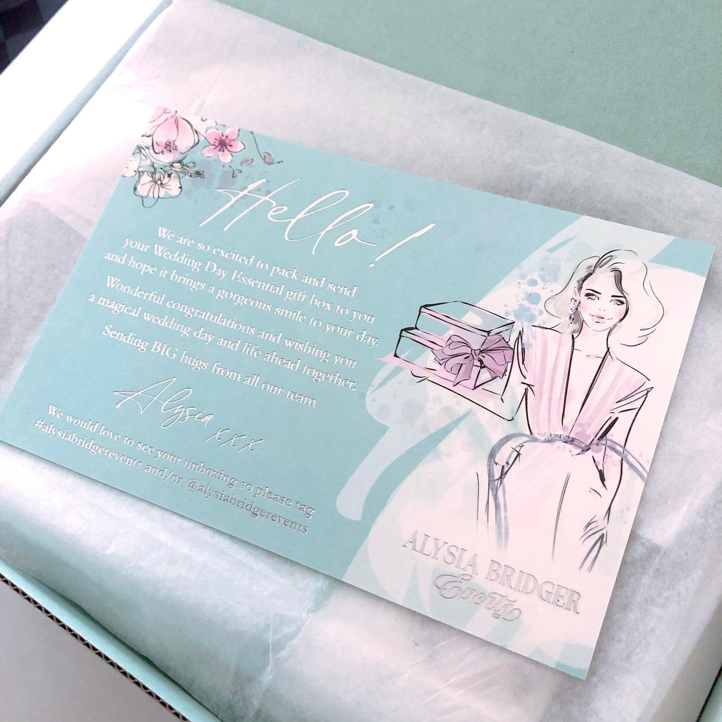 Wedding Day Essentials -  Bridal Box for the Bride